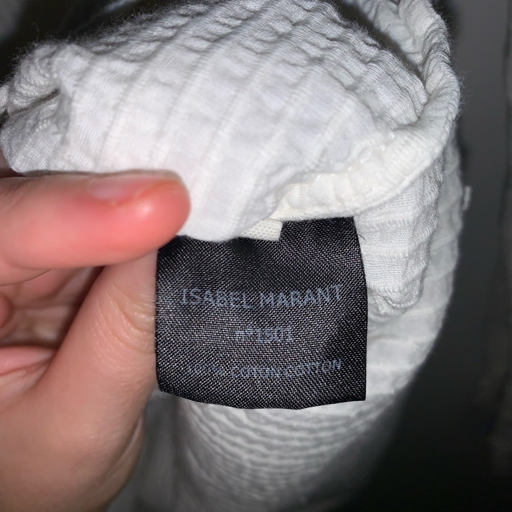 Isabel Marant White Button Down Shirt - Picture 8 of 10